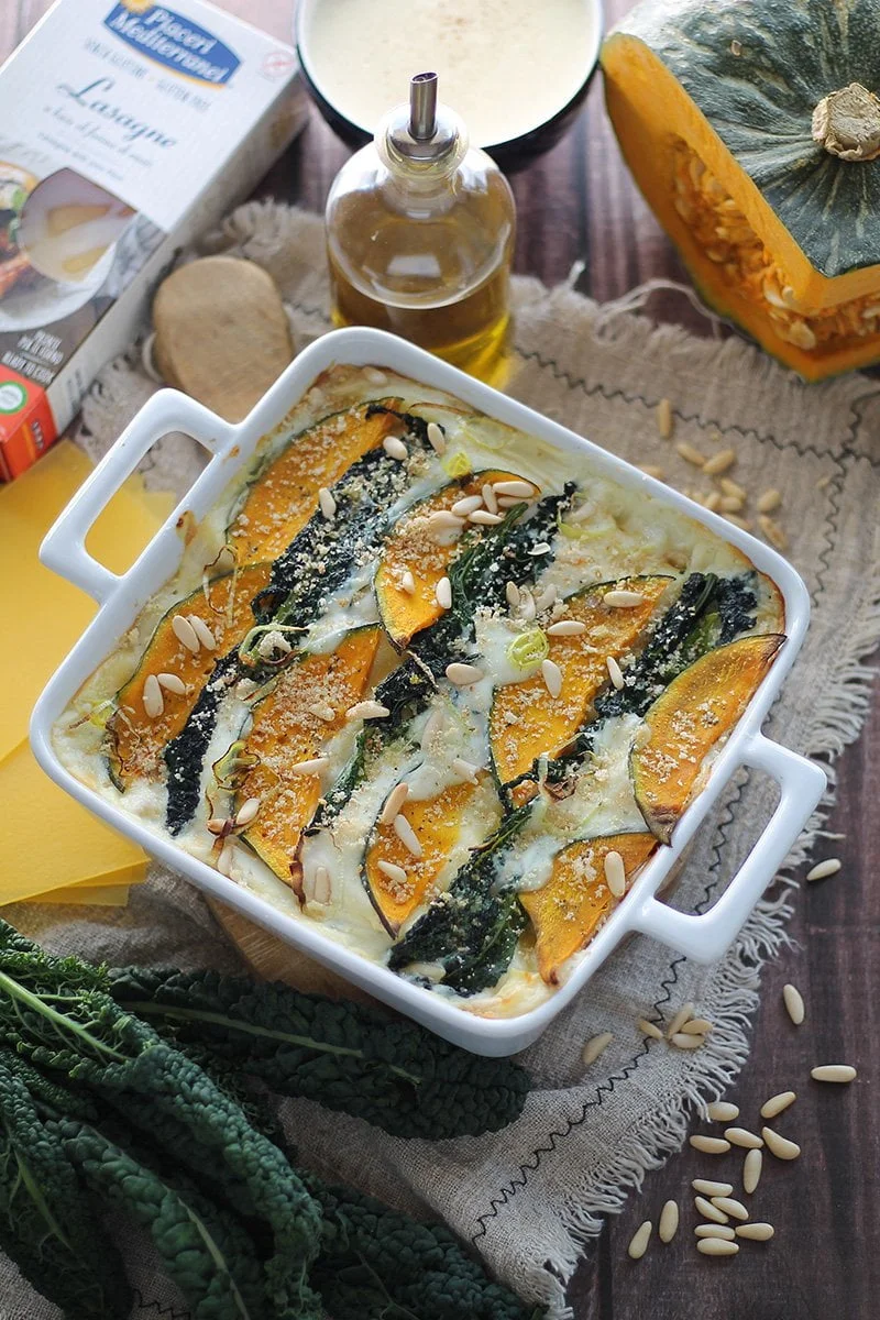 Lasagne senza glutine al cavolo nero