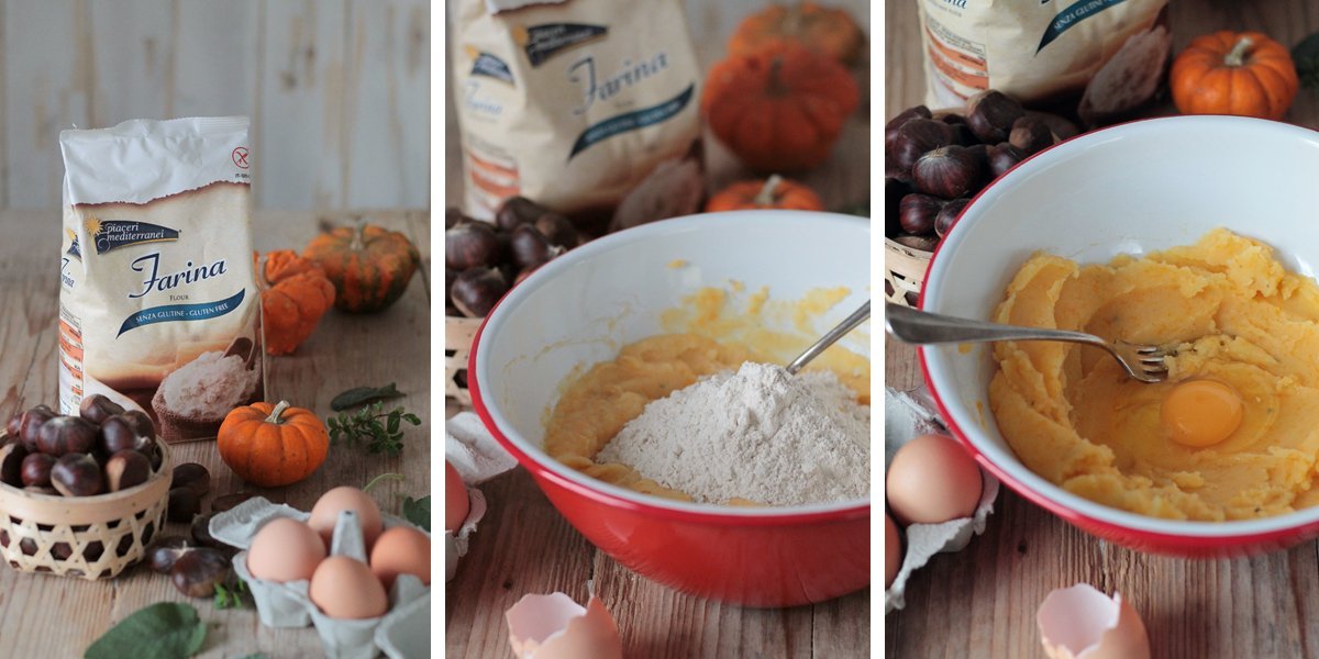 Gnocchi ossolana senza glutine, con speck e crema di formaggi