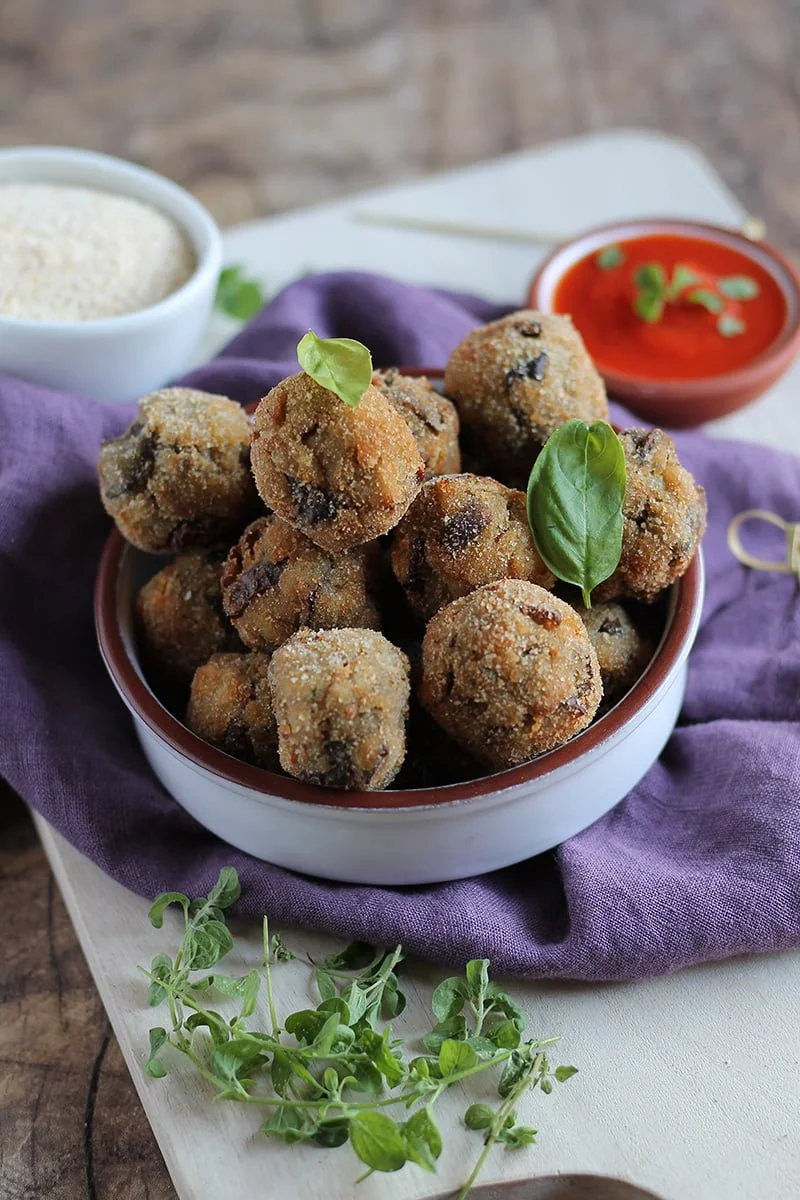 Crocchette di melanzane veg senza glutine