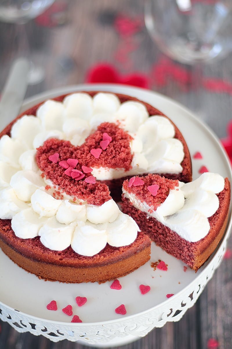 Red Velvet Cake senza glutine di San Valentino