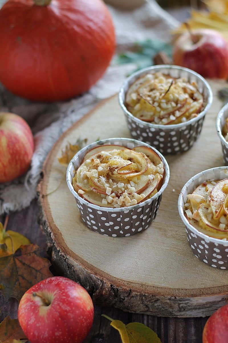 Tortine alla zucca e mele